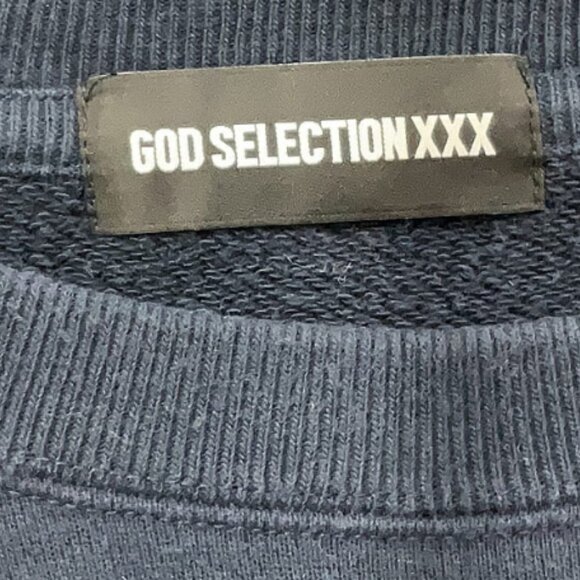 God Selection XXX Blue Sweatshirt Large AW23 - Picture 5 of 6